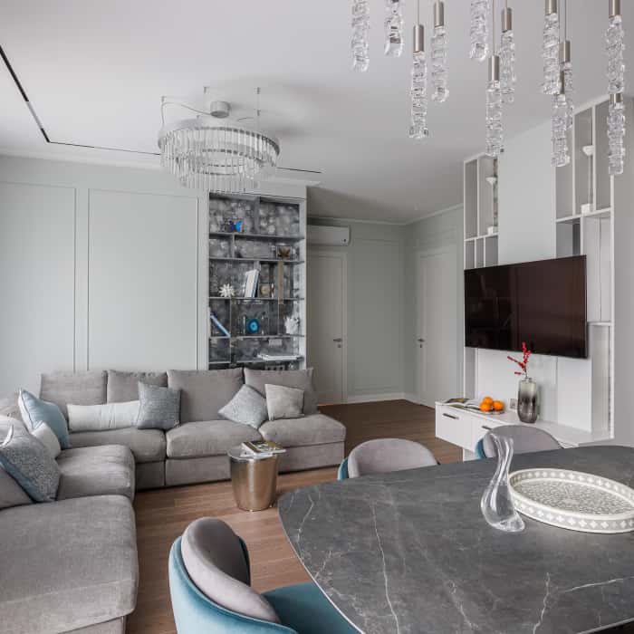 Дизайн и ремонт квартиры 114 м² в ЖК «Wellton Park». Реализация ремонта и сдача работ. Дизайн и ремонт квартиры 114 м² в ЖК «Wellton Park». Реализация ремонта и сдача работ.