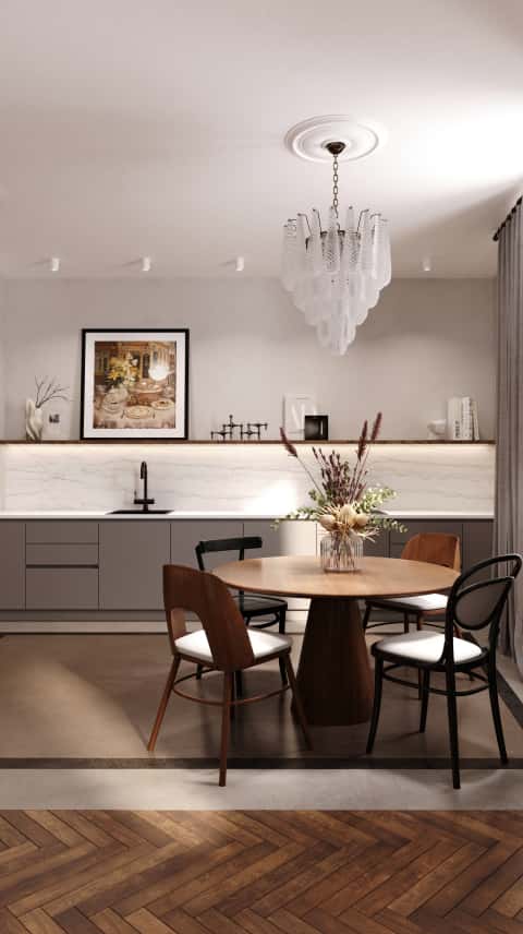 Дизайн и ремонт квартиры в ЖК Врубеля 4 — Дух Монмартра