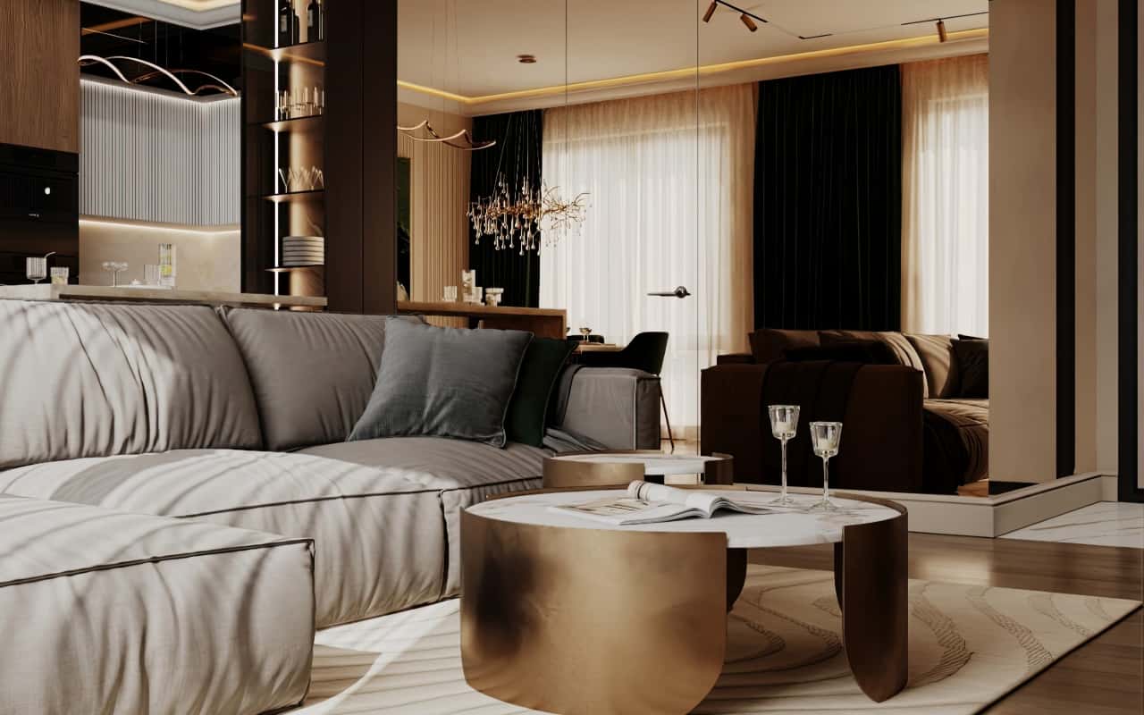 Дизайн и ремонт квартиры в ЖК Павелецкая сити — Современная роскошь