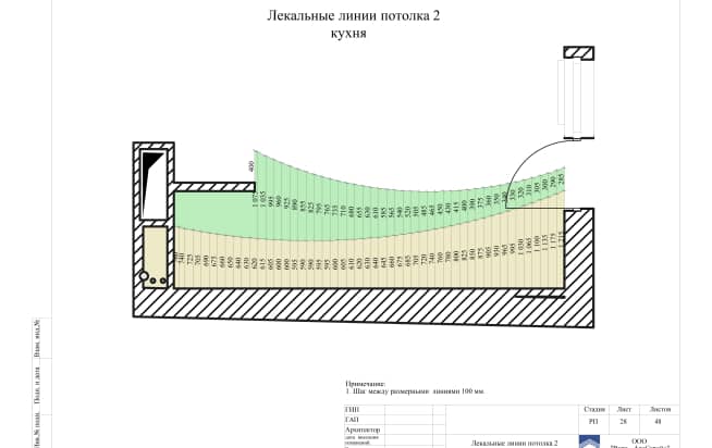 Дизайн и ремонт квартиры в ЖК «DOMINION» в стиле современный. Потолки дизайн-проект, фото 1