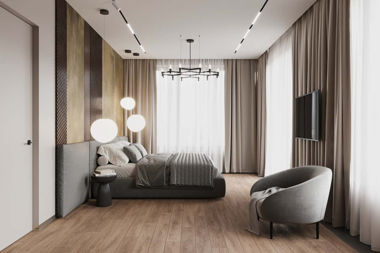 Удобная планировка спальни