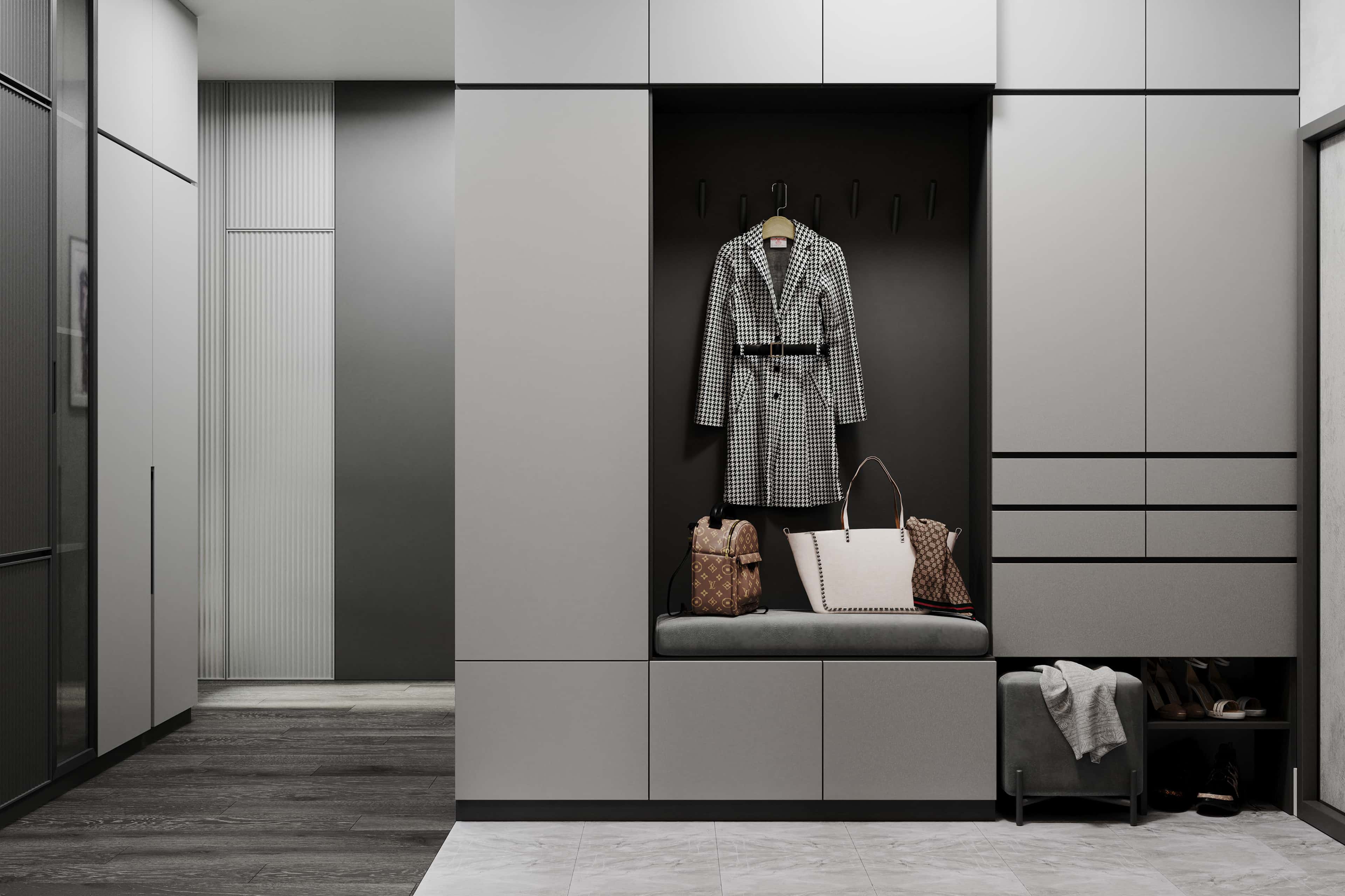 Современный дизайн квартиры — прихожая Современный дизайн квартиры — прихожая