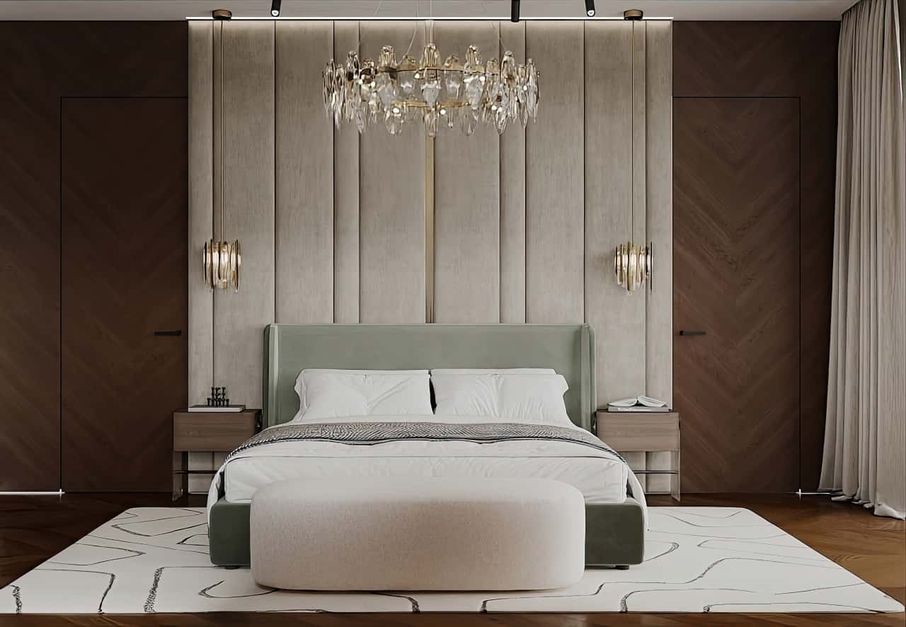 Отделка спальни