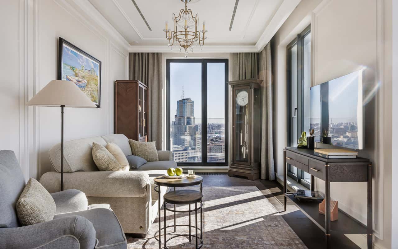 Дизайн и ремонт квартиры ЖК Диалог — Американская классика