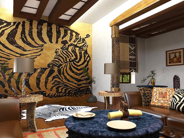 Африканский стиль в интерьере квартир и домов